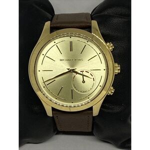 Michael Kors MKT4002 Women's Leather Gold Analog D